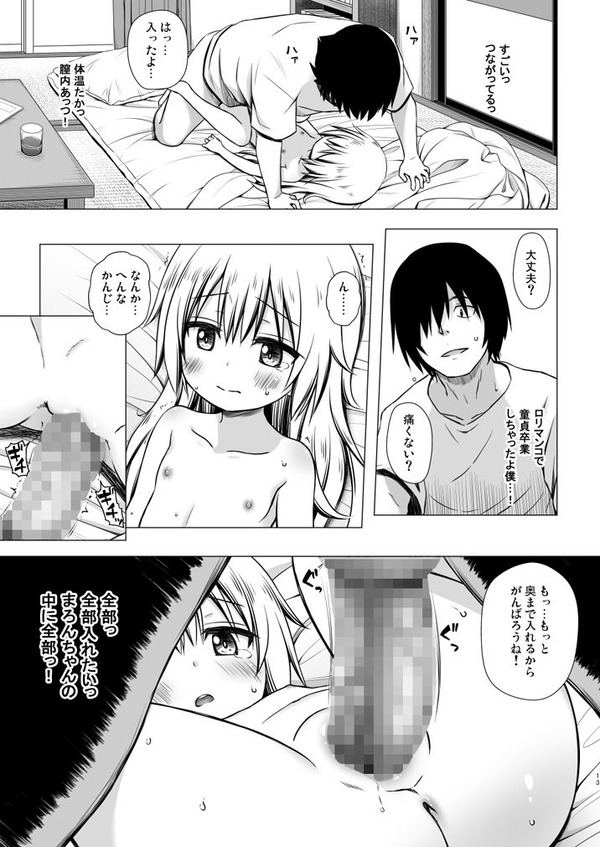 親に育児放棄されていた可愛らしい女の子を預かって生活の世話をするついでに性教育も教えて童貞卒業しちゃう根暗なお兄さん4