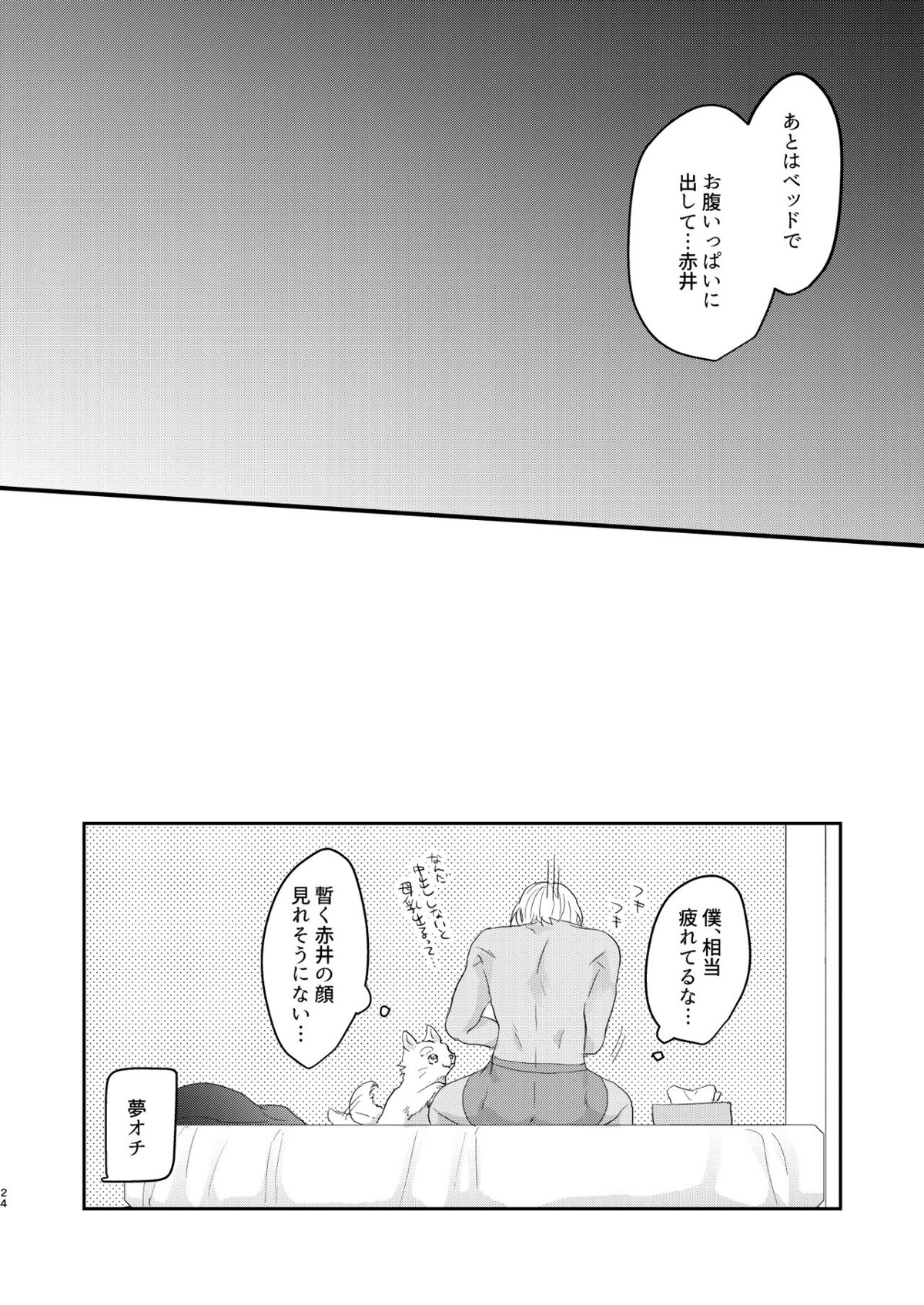 【BL漫画 名探偵コナン】胃薬と間違えて組織時代の媚薬を飲んでしまった降谷が全身敏感になった状態で赤井に中出しをお願いしちゃうボーイズラブエッチ23