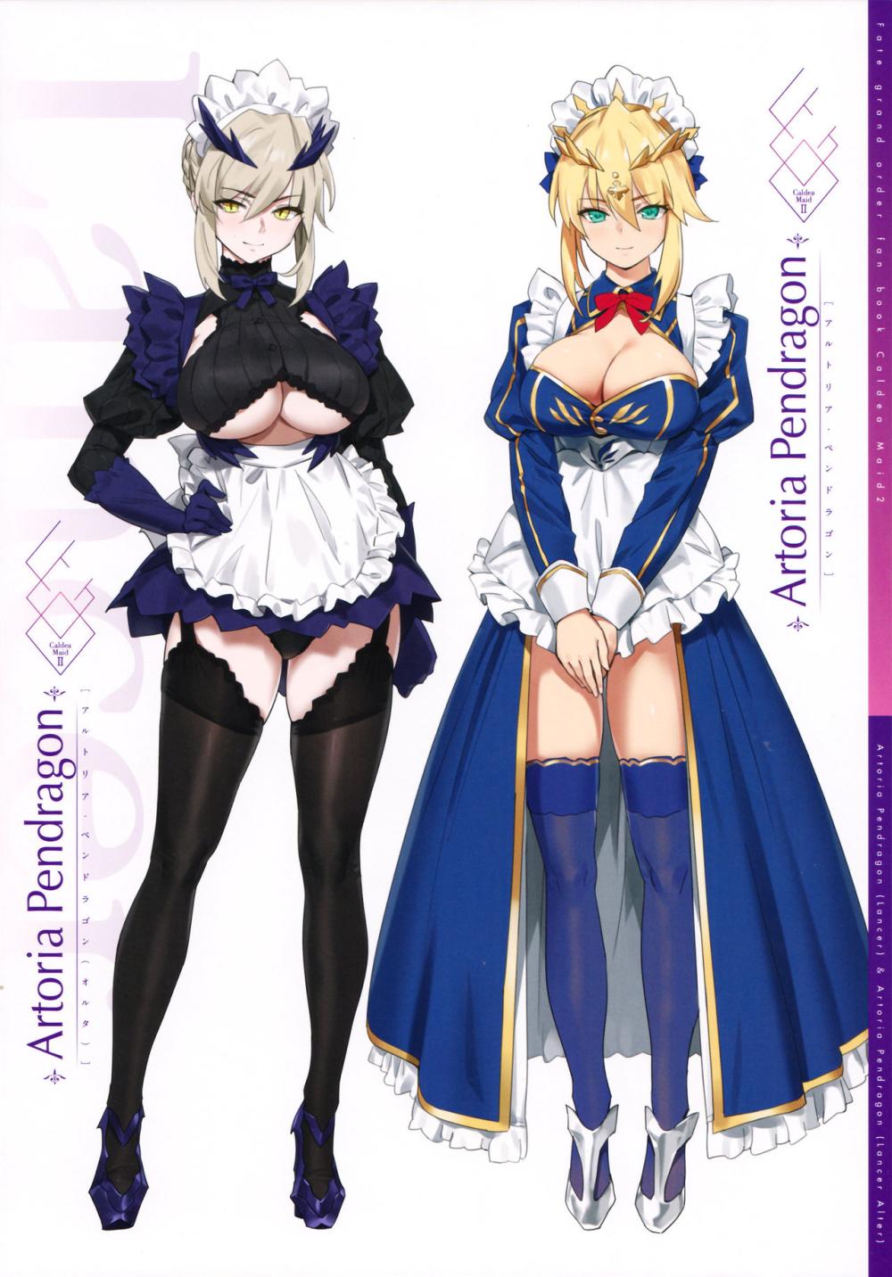 【Fate/Grand Order】露出度が高いメイド服姿で積極的に誘惑して濃厚なセックスをしちゃうスタイル抜群の美女たち15