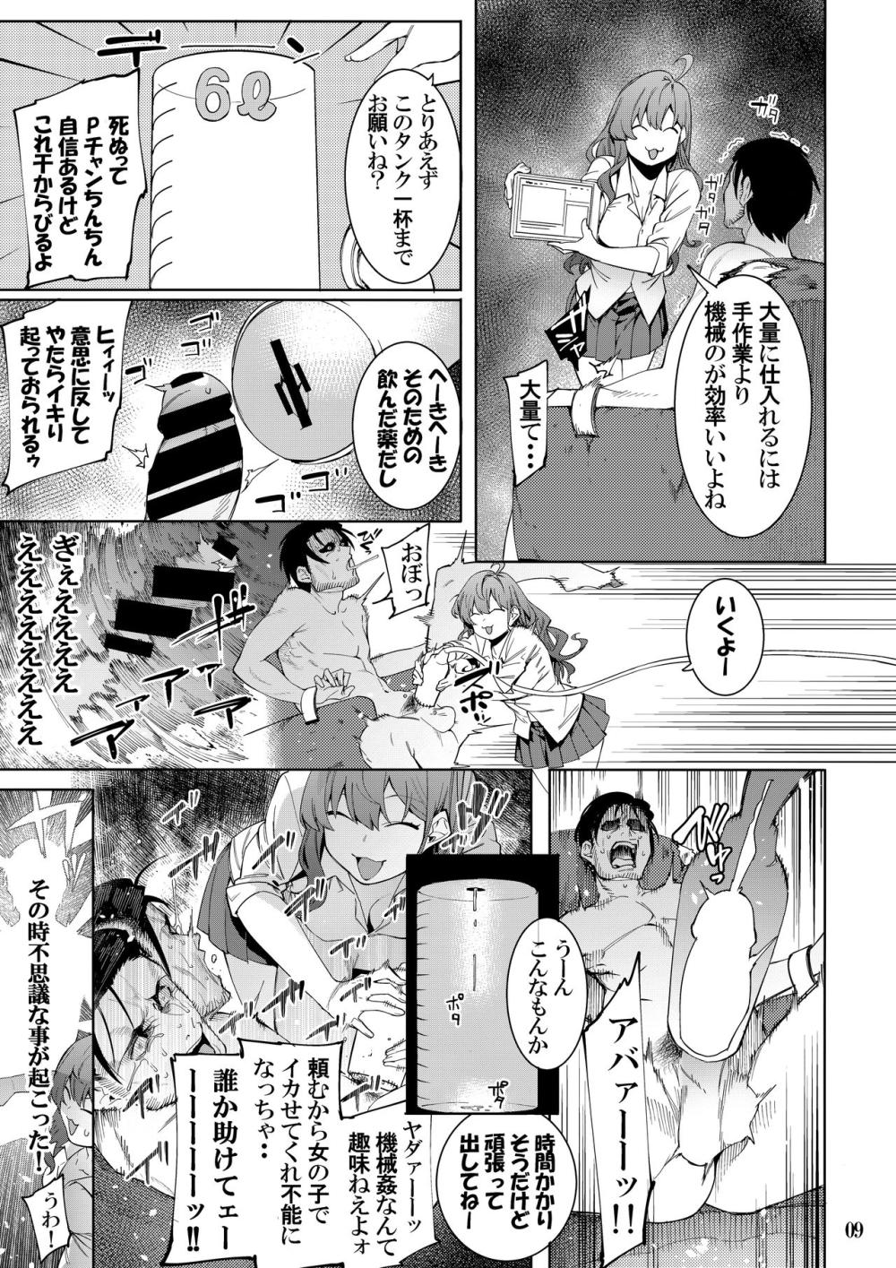 【THE IDOLM@STER】志希から怪しい薬を飲まされ機械姦を受けたプロデューサーが覚醒して志希に強引に迫ってセックスの快楽を教え込んじゃう8