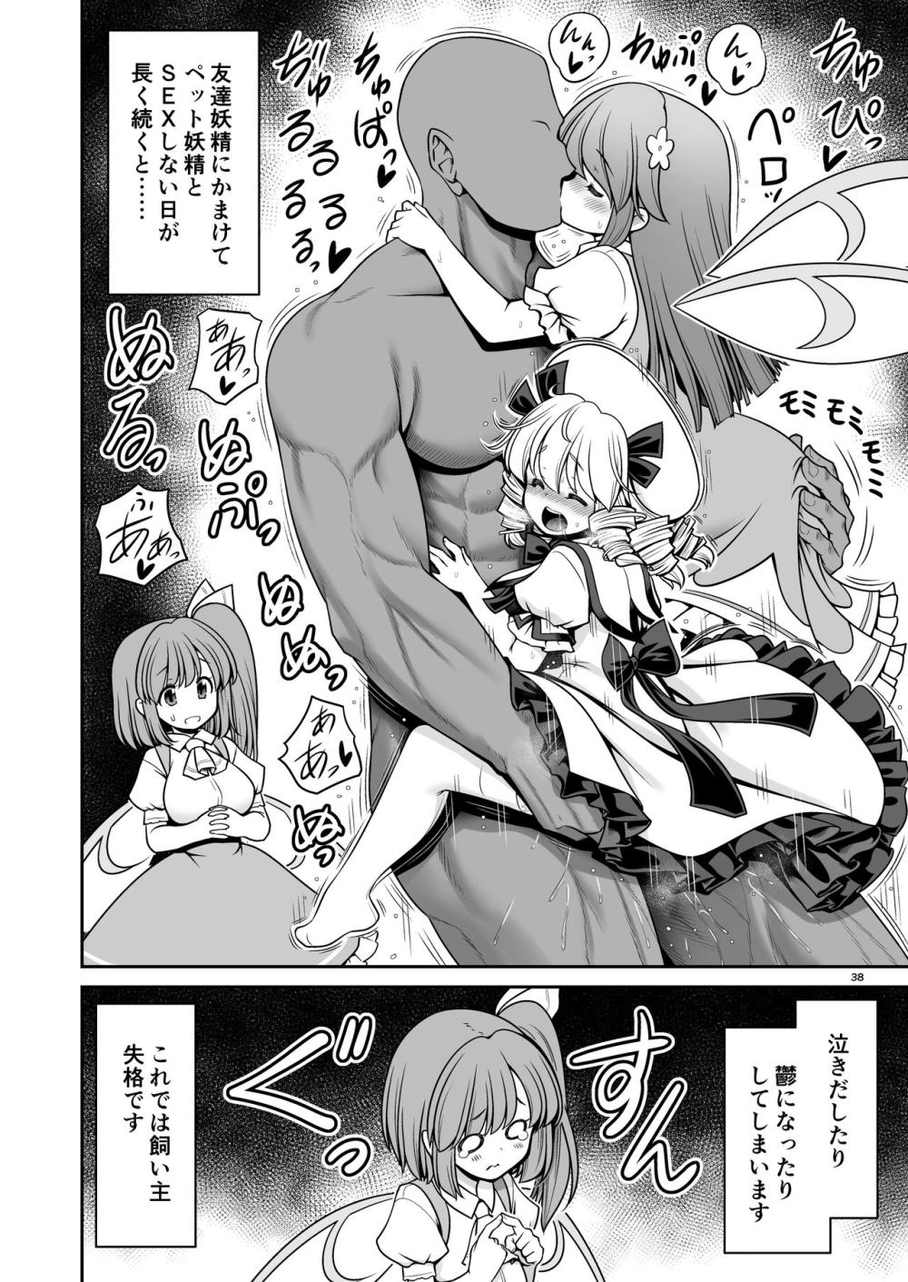 【東方Project】エロ本を餌に囚われた可愛らしい妖精ペットが強引に犯され主従関係を教え込まれてご主人様と一緒にエッチ三昧の新しい生活を送っちゃう38