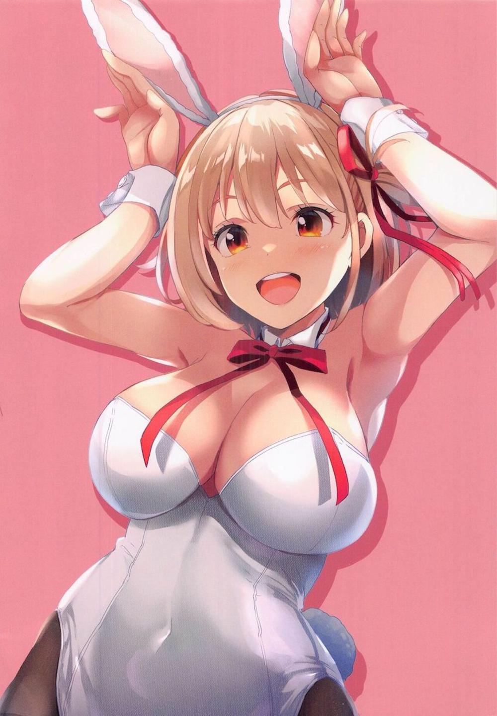 【リコリス・リコイル】バニーコスの千束が魅惑の腰つきで射精を促し中出しまでさせちゃうコスプレ痴女セックス2