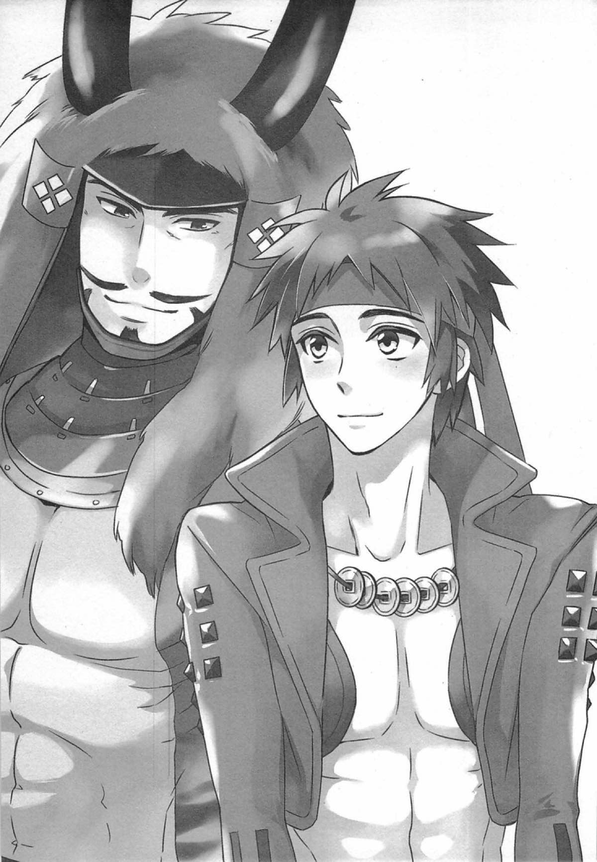 【BL漫画 戦国BASARA】二人きりになるとスイッチが入り甘えてくる真田幸村を優しくエスコートしてボーイズラブエッチしちゃう武田信玄2