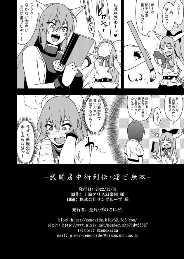 【東方Project】囚われて犯されている仲間を助ける為に次々と襲い来る竿役達に女性優位なエッチで骨抜きにしちゃうバトルセックス45