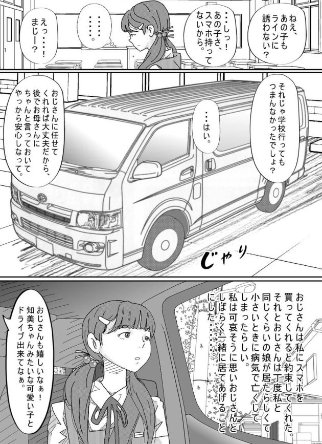 家が貧乏でスマホを持っていないロリカワ美少女が母親の同級生のおじさんにスマホを買ってあげると言われて言われるがままカラダを弄ばれちゃう禁断エッチ5