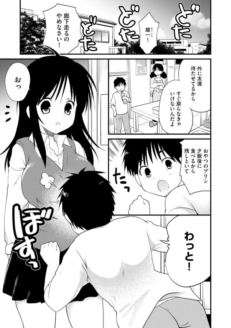 友人の弟がこっそりオナニーしているところを見てしまった巨乳女子校生がお手伝いしてあげるとフェラしてあげたらそれだけでは満足してくれなくて迫られてしまいお泊りドキドキエッチ2