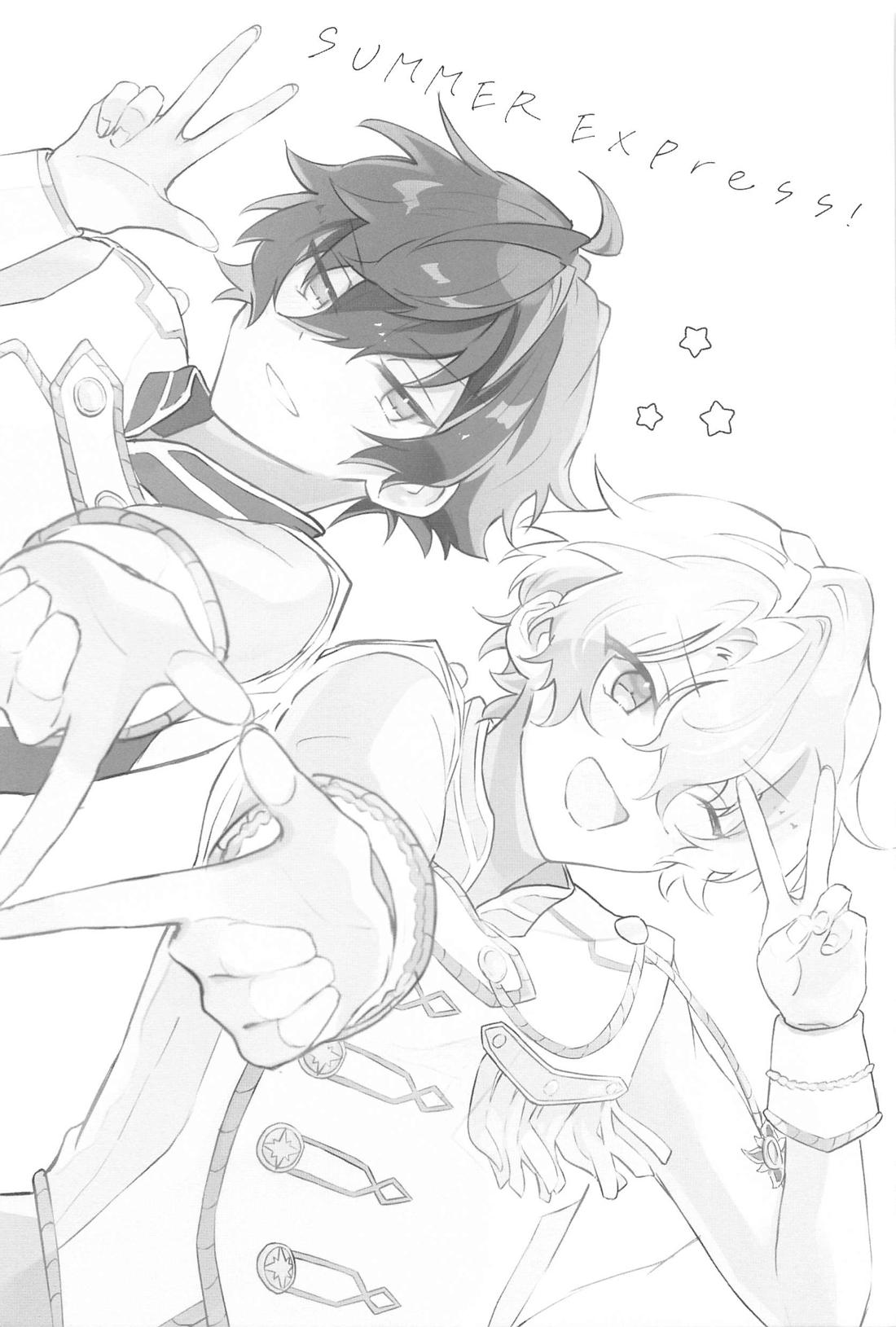 【BL漫画 あんさんぶるスターズ!】後輩を可愛がっている姿を見せつけて嫉妬させる巴日和が燃え上がった漣ジュンに迫られて絡み合うボーイズラブエッチ2