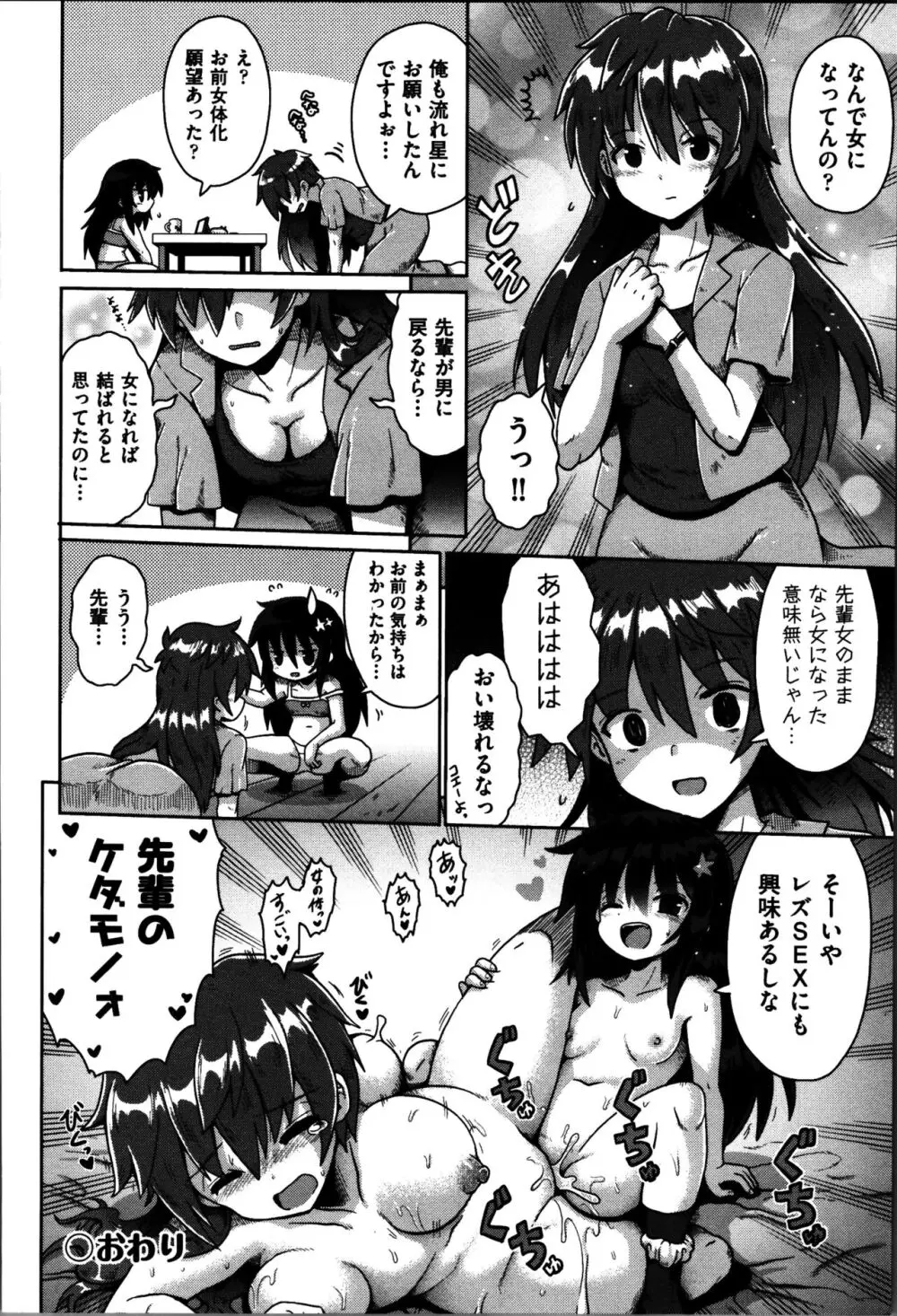 流れ星に可愛くなりたいと願いごとをしてしまった少年が朝起きたらロリカワ美少女に女体化していてオナニーを始めて女性の快楽に溺れちゃうドキドキエッチ117