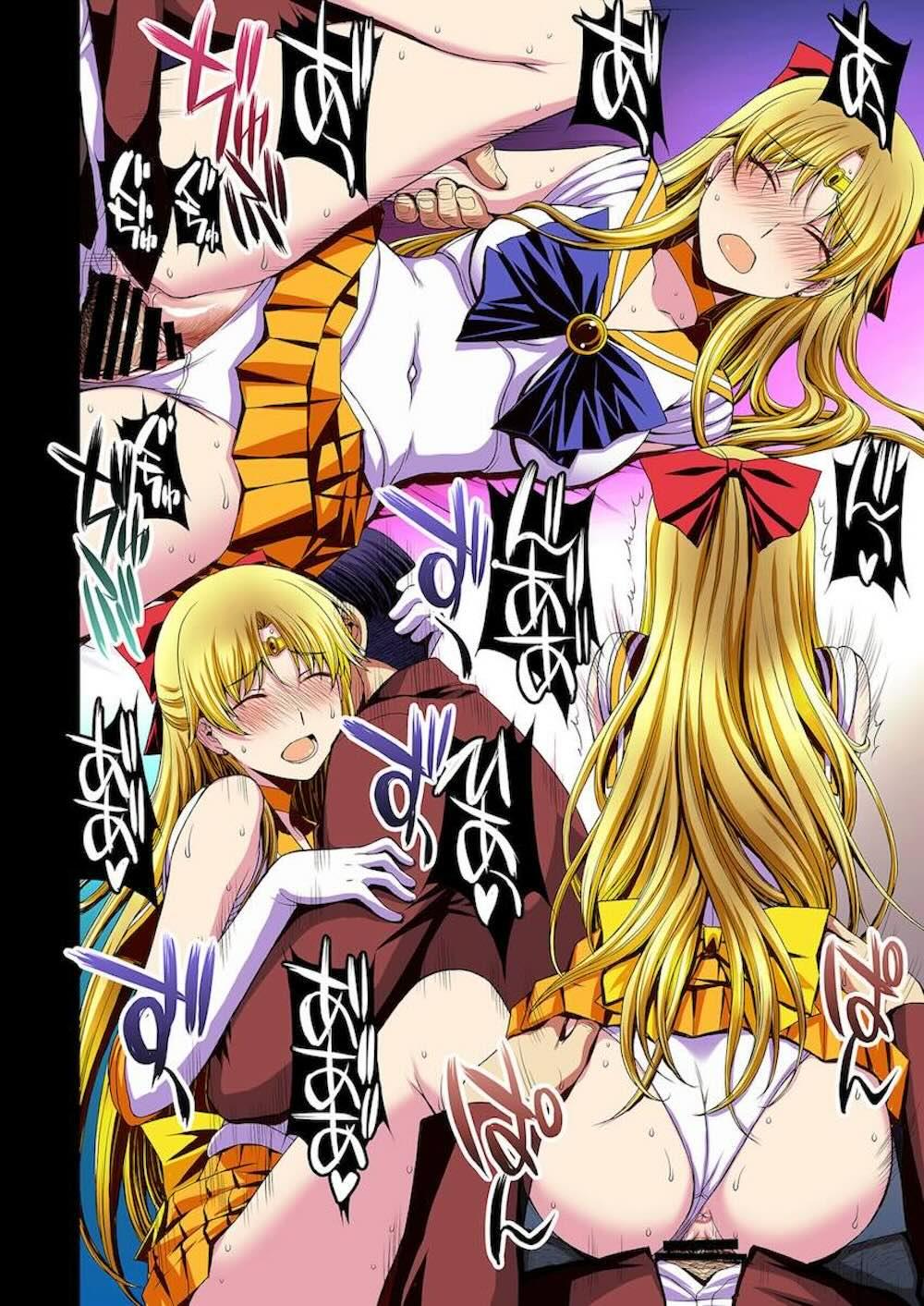 【セーラームーン】金髪美少女戦士が教え子だと知った先生に秘密を握られてしまったセーラーヴィーナスが言われるがまま何度もカラダを求められちゃう脅迫処女喪失エッチ109