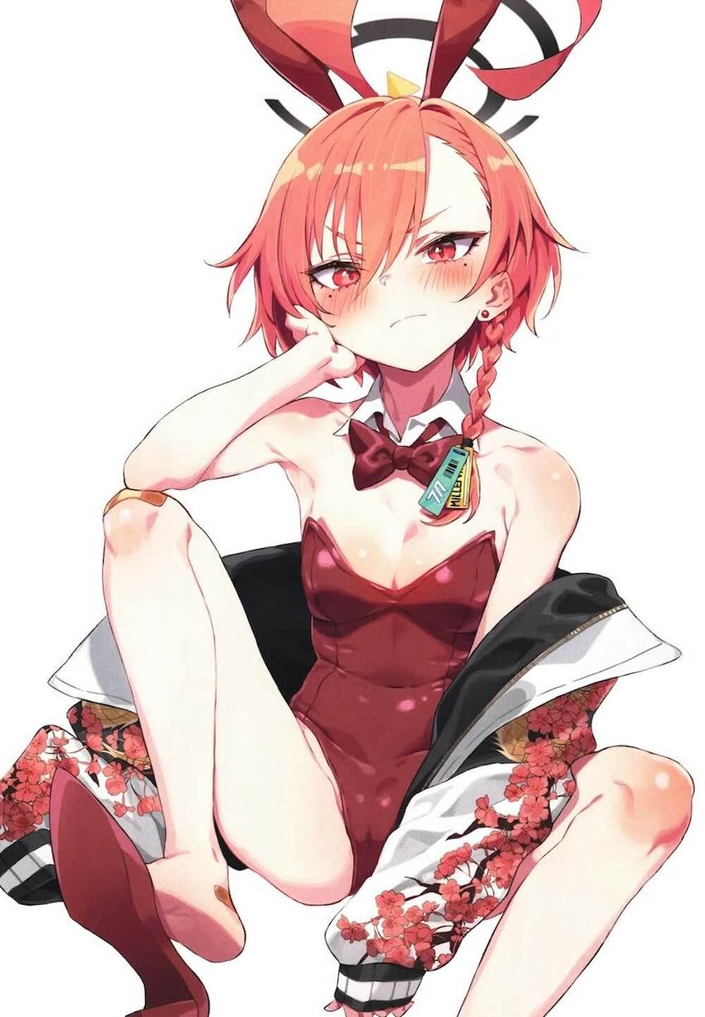 【ブルーアーカイブ】任務で使うバニー衣装に夜中にこっそり着替えた美甘ネルが先生に見つかってしまいキスされてその気になってしまい処女を強引に捧げちゃうイチャラブ絶頂セックス2