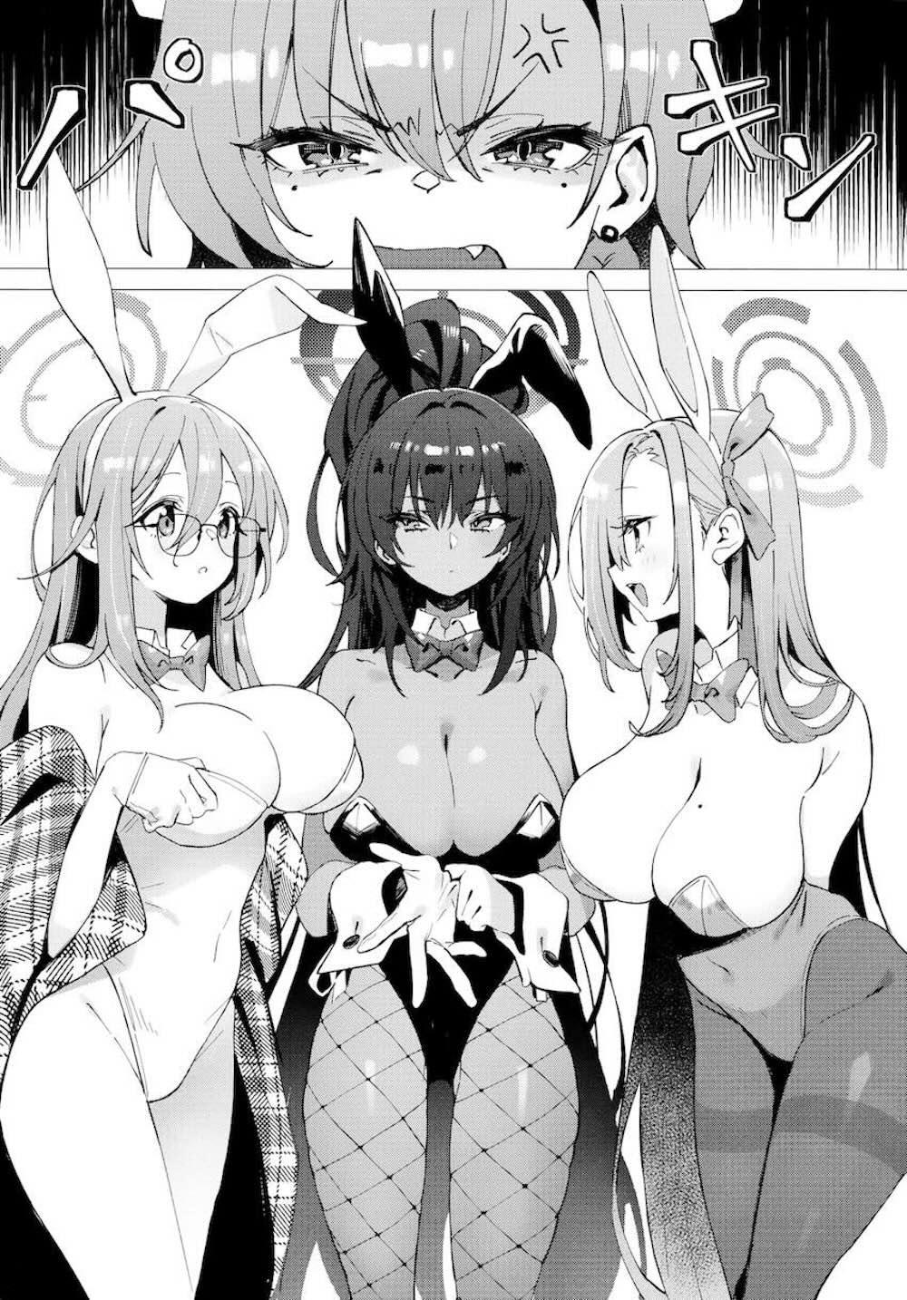 【ブルーアーカイブ】任務で使うバニー衣装に夜中にこっそり着替えた美甘ネルが先生に見つかってしまいキスされてその気になってしまい処女を強引に捧げちゃうイチャラブ絶頂セックス3