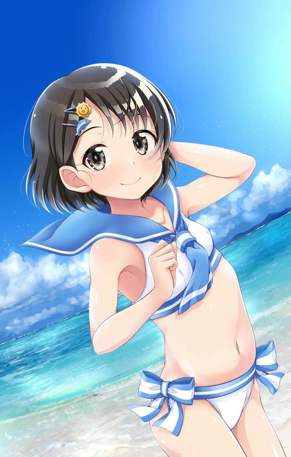 【アイドルマスターシンデレラガールズ】ライブのあと抜け出してプロデューサーとみんなと別のホテルに泊まる佐々木千枝がイメージビデオの練習しているうちにムラムラして求めちゃうイチャラブセックス27