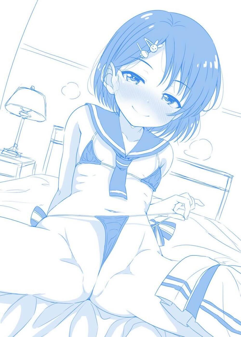 【アイドルマスターシンデレラガールズ】ライブのあと抜け出してプロデューサーとみんなと別のホテルに泊まる佐々木千枝がイメージビデオの練習しているうちにムラムラして求めちゃうイチャラブセックス39