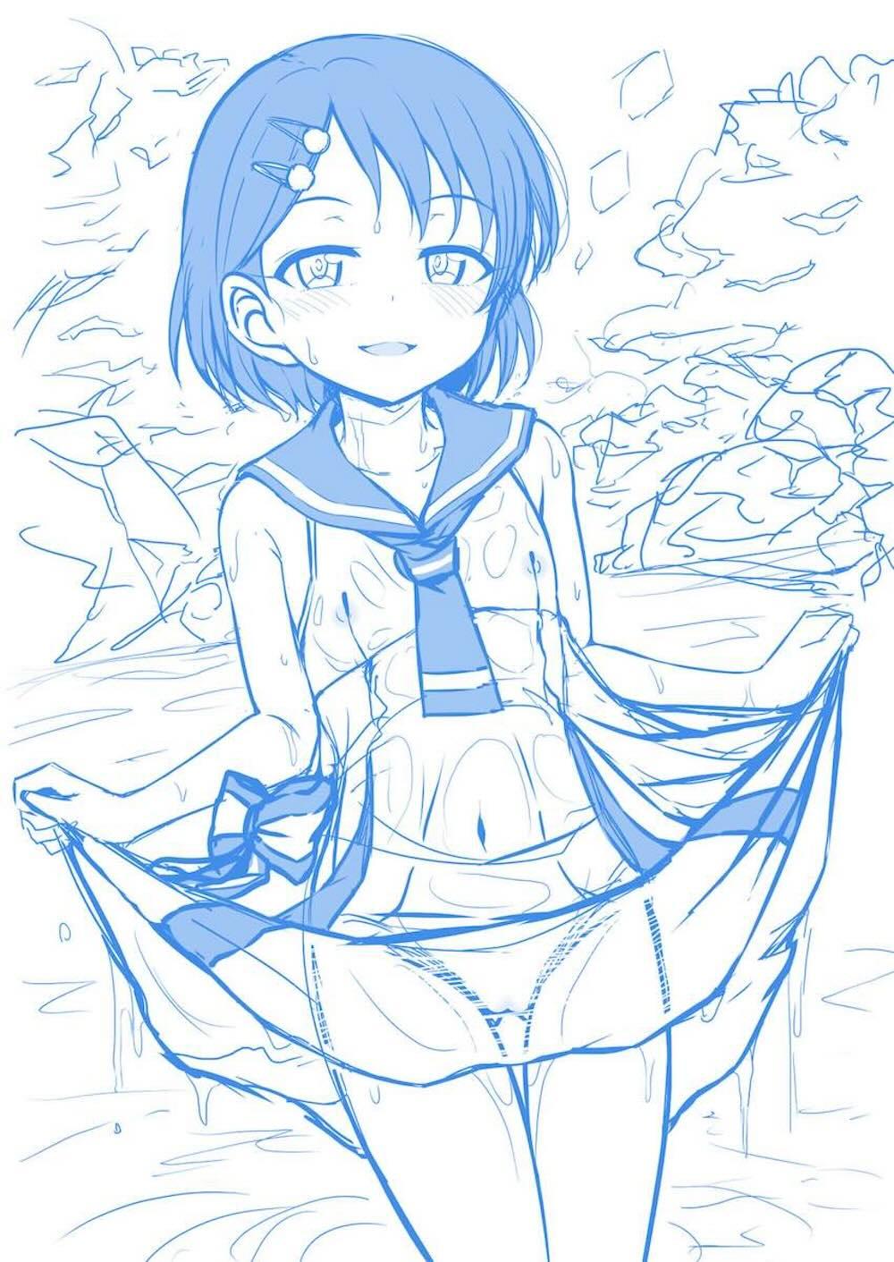 【アイドルマスターシンデレラガールズ】ライブのあと抜け出してプロデューサーとみんなと別のホテルに泊まる佐々木千枝がイメージビデオの練習しているうちにムラムラして求めちゃうイチャラブセックス43