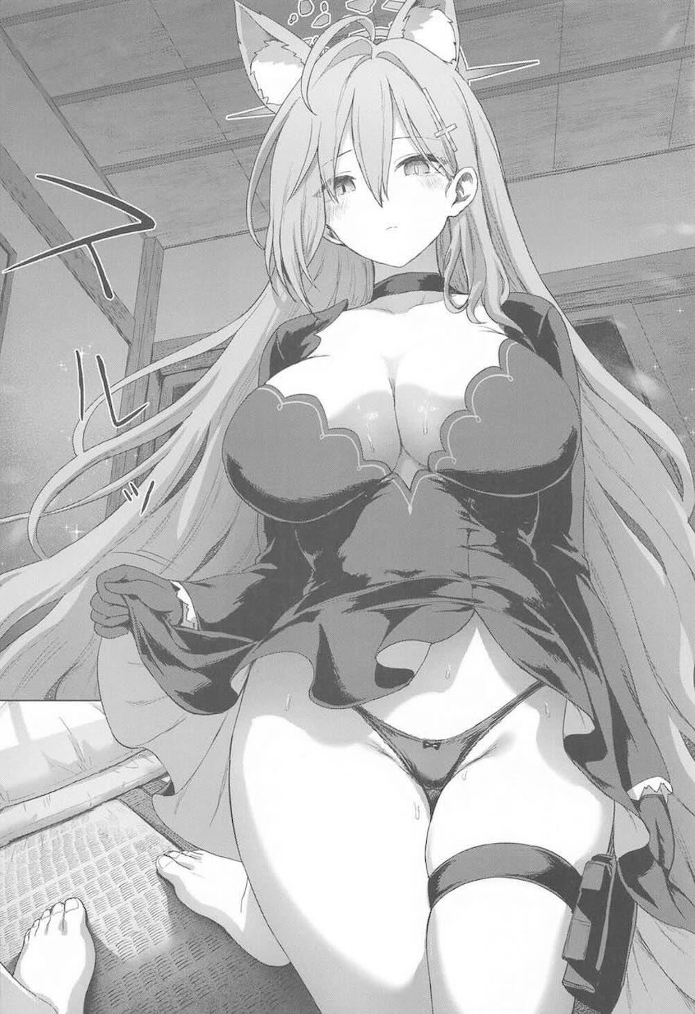 【ブルーアーカイブ】先生と一緒に温泉旅行に出かけた砂狼シロコが本能むき出しで温泉や客室で快感のまま求めちゃうイチャラブ中出しセックス9