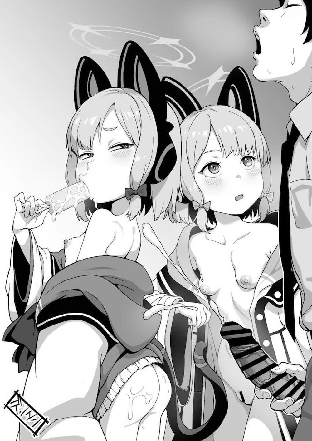 【ブルーアーカイブ】お口で喜ばせたい花岡ユズがフェラを猛勉強して先生に気持ち良くなってもらおうと頑張っちゃうイチャラブご奉仕エッチ22