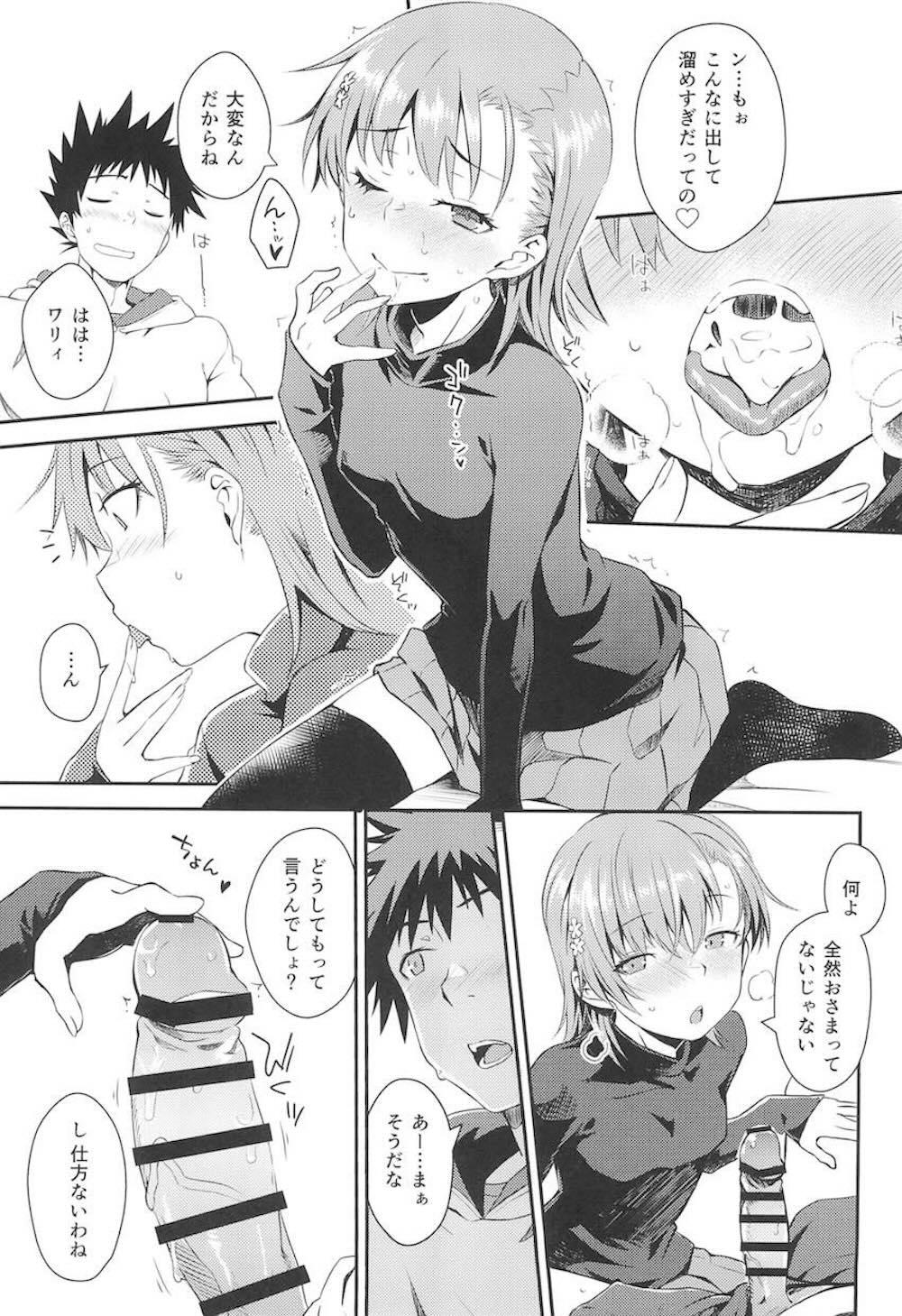 【とある科学の超電磁砲】呼び出しを受け上条当麻のマンションへやって来た御坂美琴が期末テストで赤点を取ってしまった上条の為の勉強会だったはずが押し倒されてスッキリさせてあげちゃうドキドキエッチ14