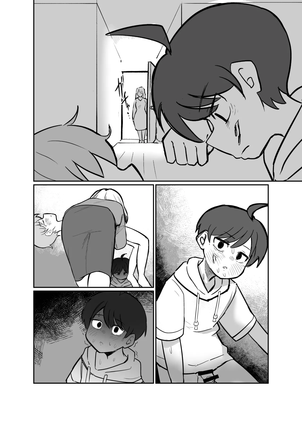 【BL漫画】野良子を拾って幸せにするというコンテンツがSNSでバズっている世界で拾われたショタ男子が新しく家族になったお兄ちゃんに無理やり犯されちゃう狂った世界のゲイエッチ32