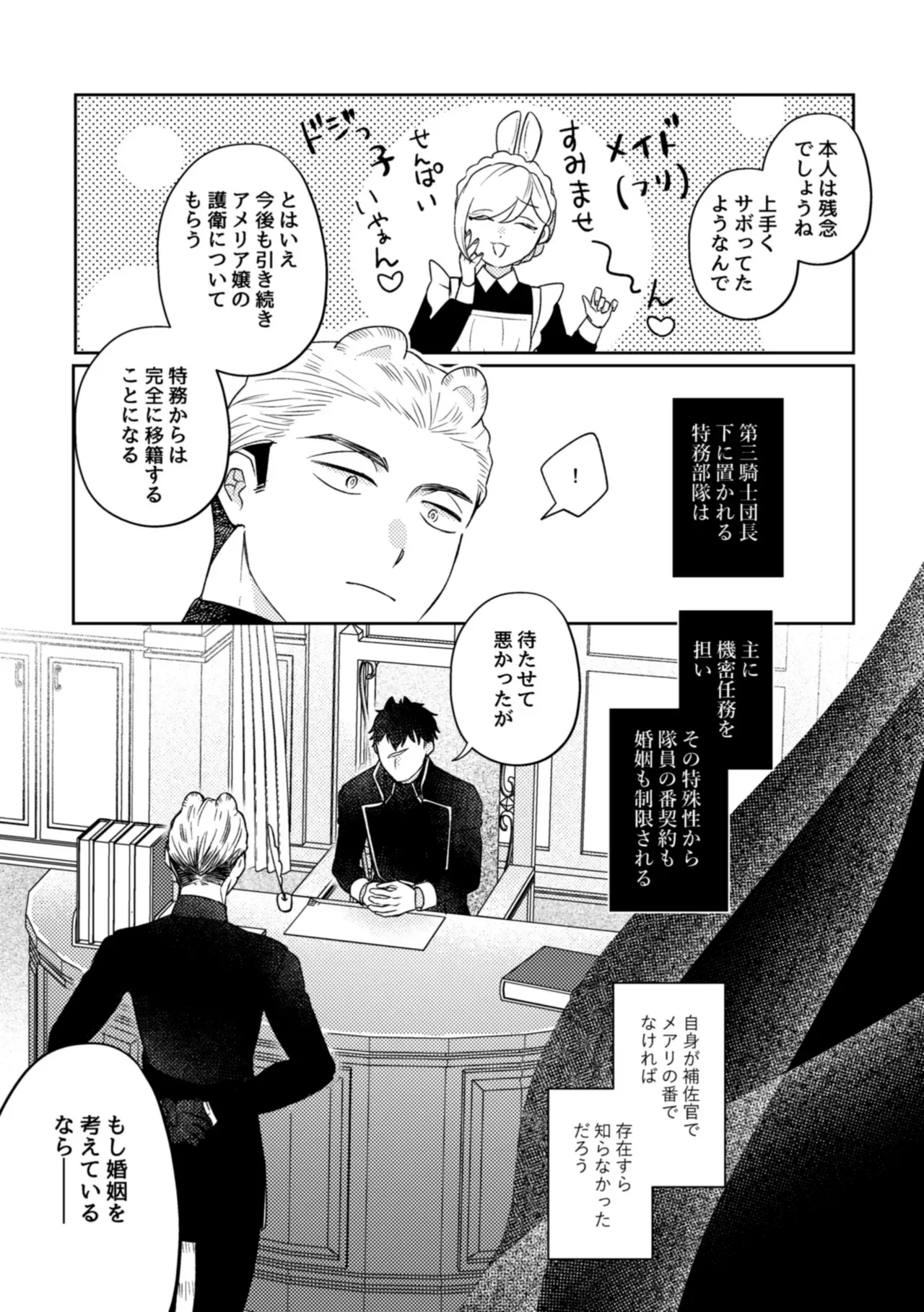 実はαだったΩのお嬢様に仕える美人メイドが周りに心配されながらも番のイケメン団長補佐官に迫って好き放題カラダを弄んじゃう女性優位な逆アナルエッチ32