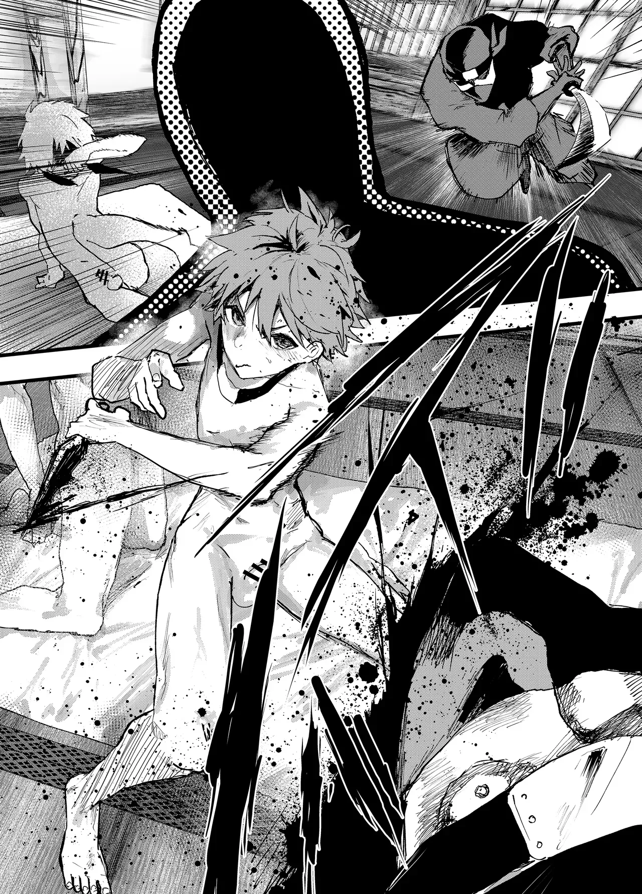 【BL漫画】修羅に目覚め戦場で返り血に染まっていた狂犬のような少年が殿に拾われ小姓となりすっかりメス犬になっちゃう絶頂ボーイズラブエッチ34