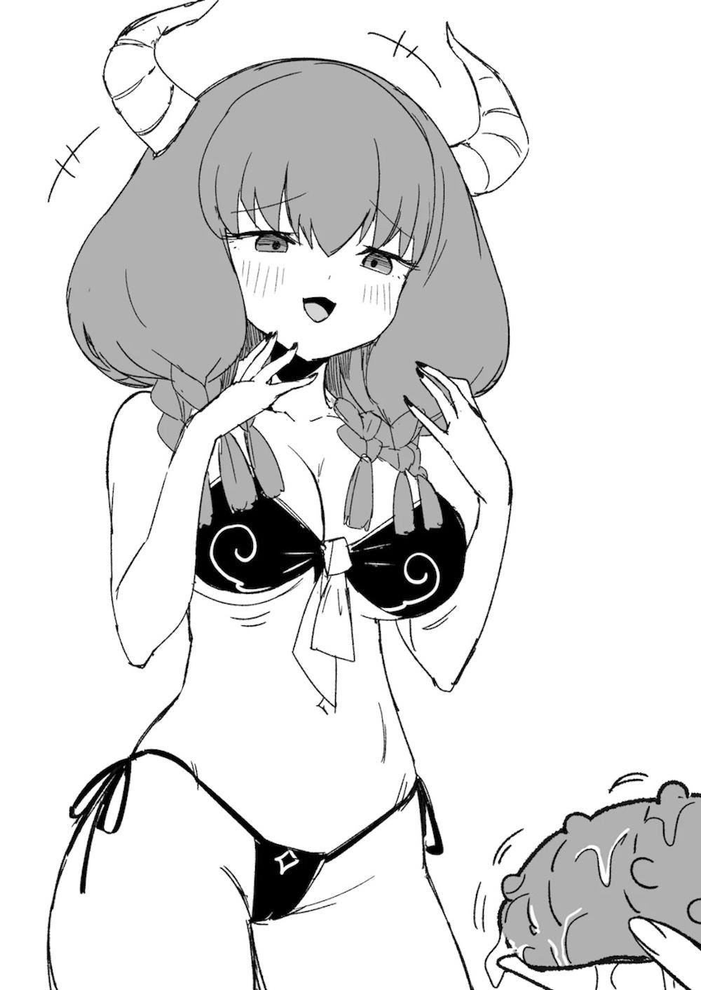 【葬送のフリーレン】感情をありのままに伝えることができるという不思議な魔法で性欲を抑える為に一人エッチしていたフェルンが覗き見するシュタルクを誘惑して本能のまま求めちゃうラブラブ青姦エッチ32