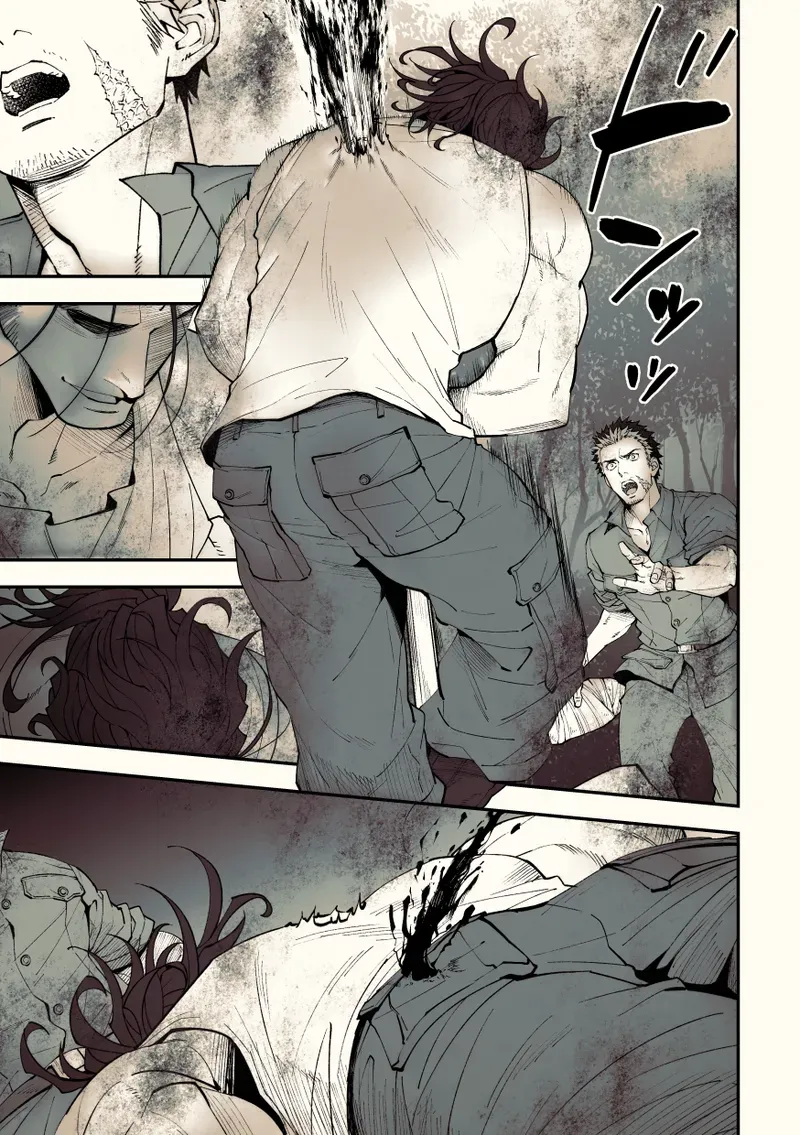 【BL漫画】約束を反故にしたことによって襲われてしまった日本兵が謎の村に流れ着き異様な儀式に巻き込まれちゃうドキドキボーイズラブエッチ90