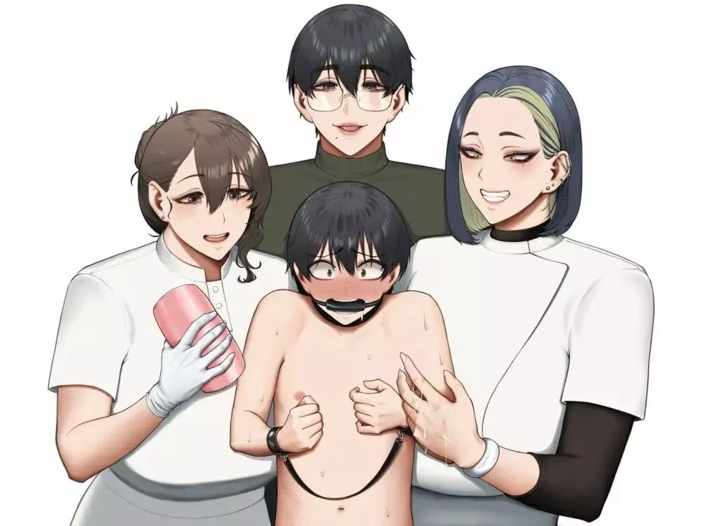 秘密の搾精施設に入れられたショタ男子が性的嗜好の矯正の為の施術を受けるための拘束され何も抵抗できないまま採取担当のお姉さんに何度も絶頂させられちゃう女性優位な快楽責めエッチ56