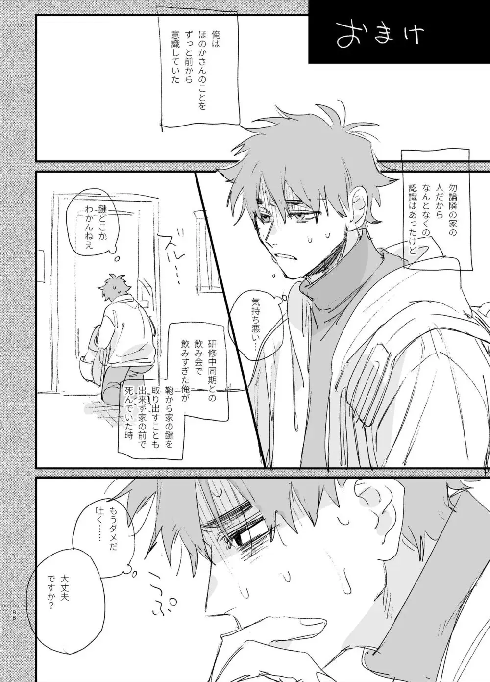 被虐願望のある可愛いOLさんがとあるきっかけで隣人のイケメン男の子に趣味バレしてしまい何度も絶頂させられて躾けられちゃうイチャラブ執着セックス88