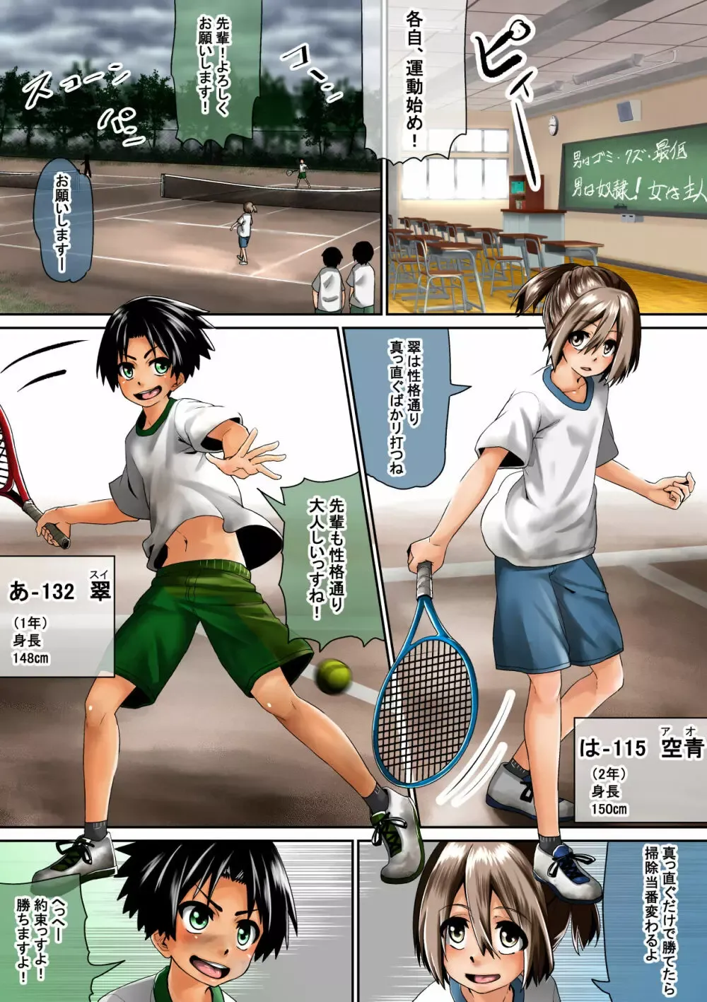 男子は奴隷であり商品となっていた極度の女性上位の未来にギャル女子校生がイケメン男子を性奴隷にする為に買って好きにカラダを弄んじゃう逆レイプエッチ4