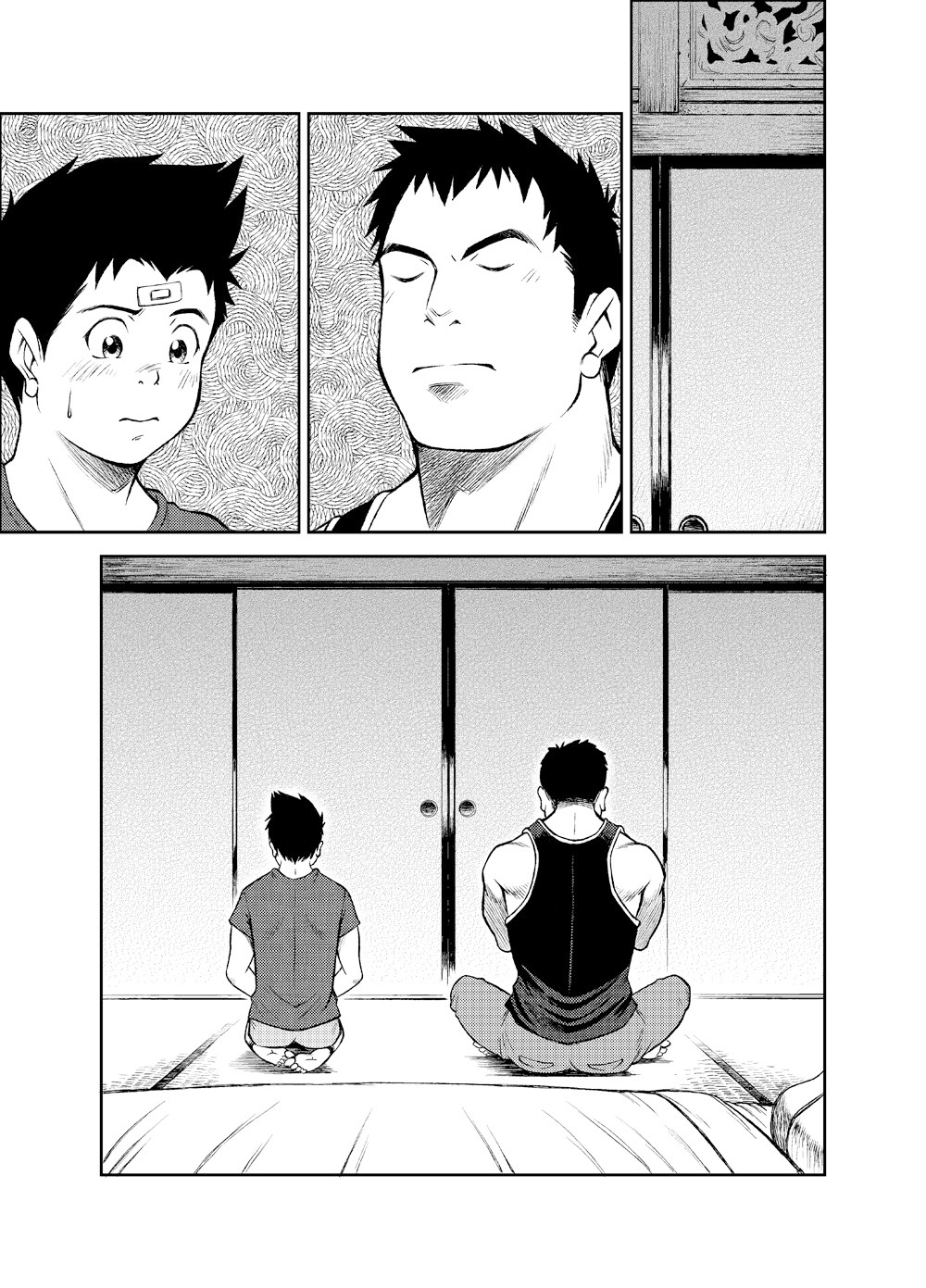 【BL漫画】大好きな整骨院の先生が浮気していると勘違いした野球部少年が誤解を解いてもらい仲徳絡み合っちゃうイチャラブゲイセックス42