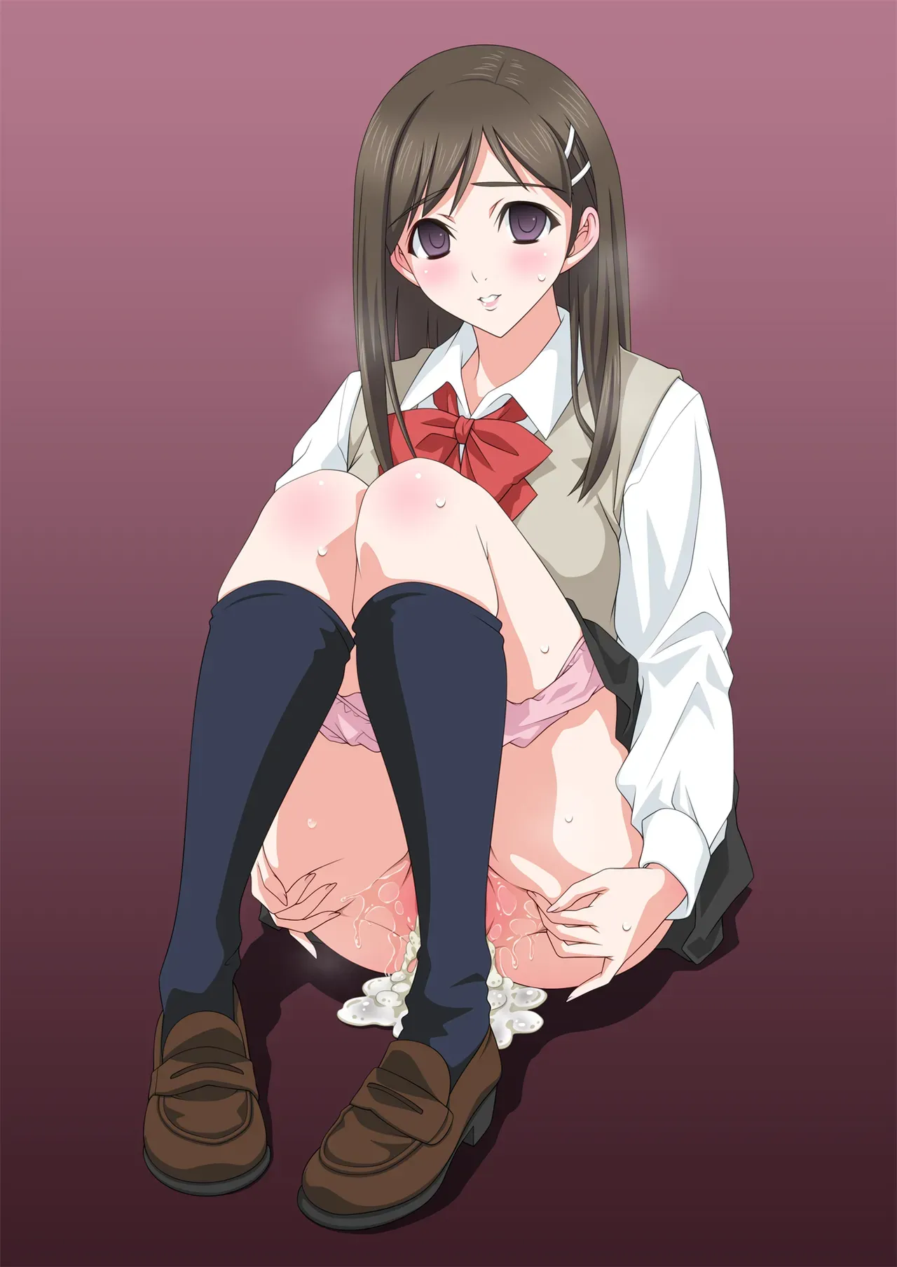 大人しく怖がりな性格の可愛い女子校生が身の周りで起きている不可解な事を教師に相談したら犯人は先生で家に連れていかれて無理やり犯されて処女を奪われちゃうドキドキレイプエッチ73