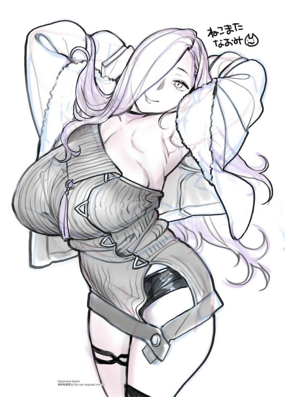 【Fate/Grand Order】ゴミ出しを手伝ってくれた男子学生の藤丸立香にケガをさせてしまったおみぃさんが家に連れ込んでスタイル抜群ボディでご奉仕しちゃうドキドキエッチ　34