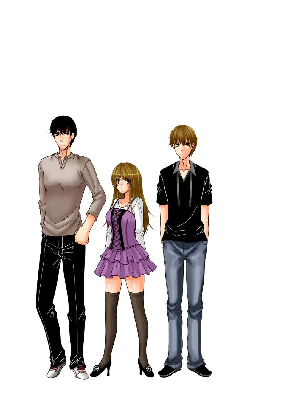 イケメンの従兄妹に犯されて興奮してしまう可愛い女子大生が彼氏にも禁断の関係がバレてしまい彼氏も交えて3Pしちゃうドキドキ三角関係エッチ26