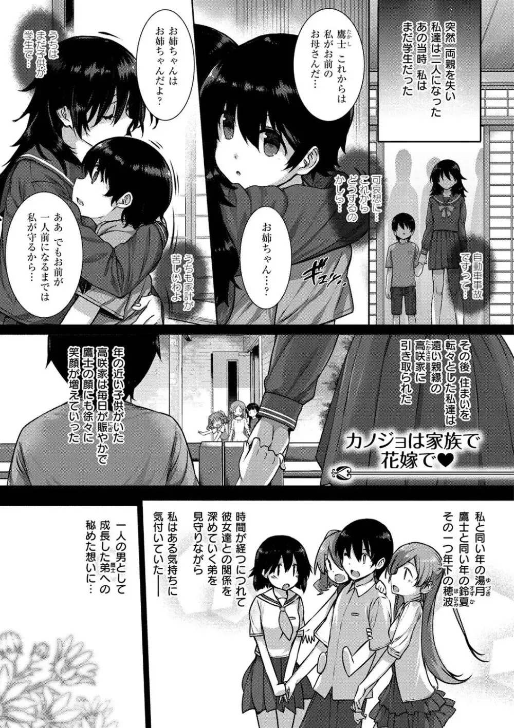 姉と一緒にカノジョ未満友達以上の幼馴染とその姉たちと一緒に暮らす男子学生が毎日のように3姉妹に襲われちゃうドキド日替わりハーレムエッチ95