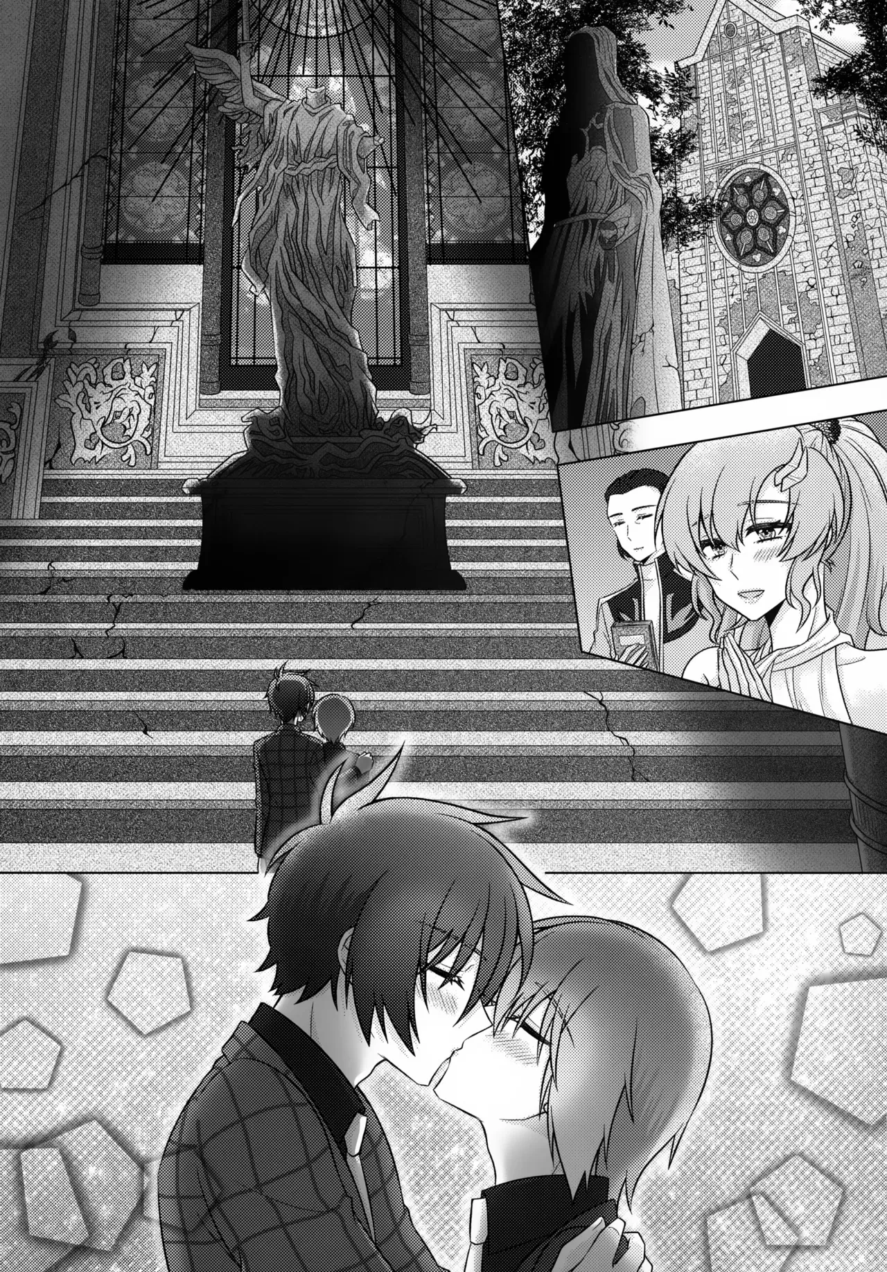 【BL漫画 ガンダムSEED】みんなに祝福させらなが結婚式をあげたシンとキラが初夜に可愛い下着姿で恥じらいながらもお互いを愛し合うボーイズラブエッチ4