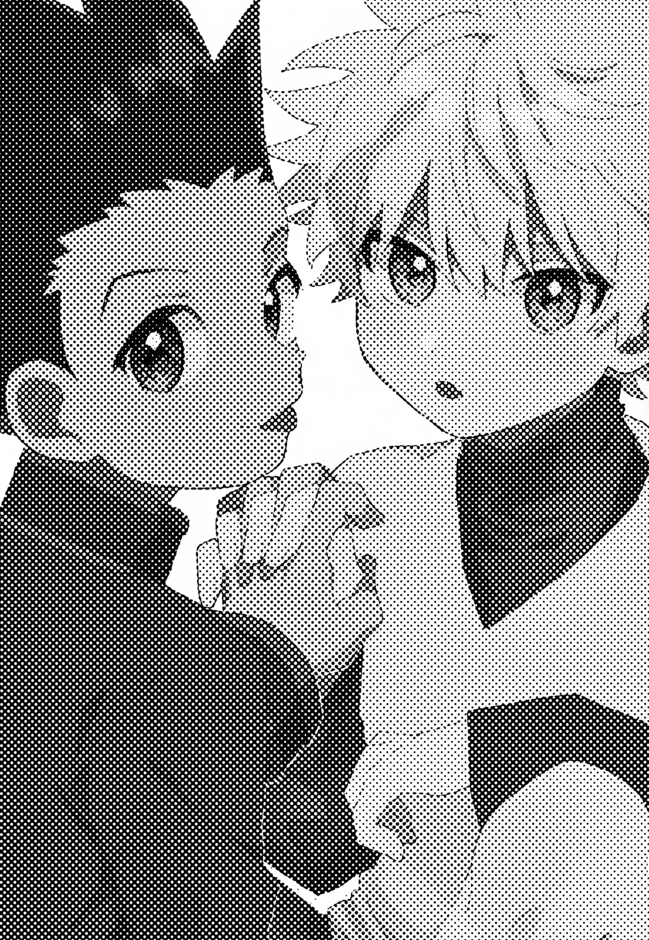 【BL漫画 ハンター×ハンター】くじら島で遊んでいたら大雨にあってしまったゴンとキルアが一緒にお風呂に入りお互いの気持ちを伝えあって求め合うボーイズラブエッチ2