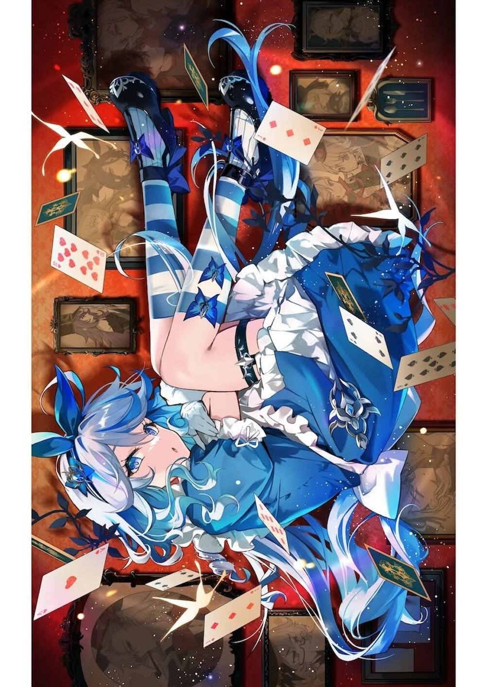 【原神】役目を終えてフォンテーヌで生きるフリーナがアダルトなショーの構成と指導を依頼されて逃げようとするが性に奔放な村の男達に持て囃され流されちゃう乱交2穴エッチ28