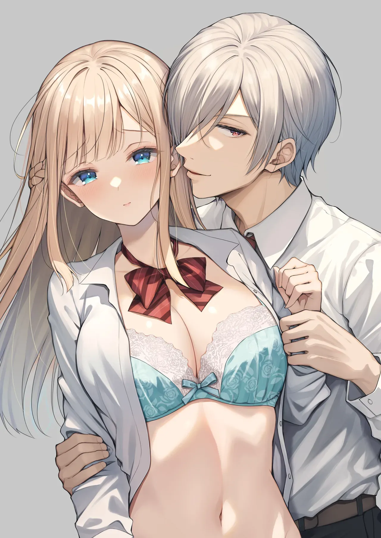 イケメン国語教師と交際を始めたばかり女子校に通うお嬢様女子校生が英語教師に2人の関係を知られてしまい脅迫されて性的な玩具になることを強いられちゃうドキドキ寝取られセックス2