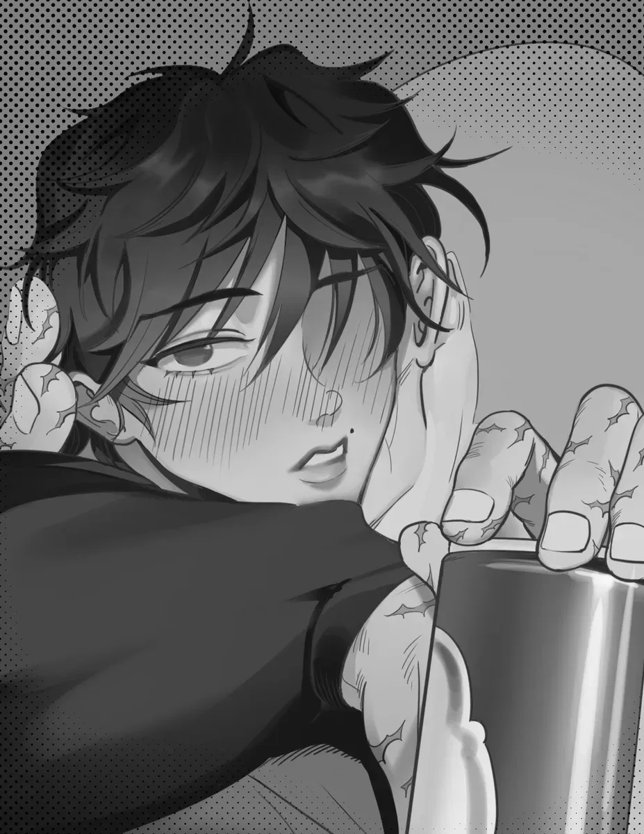 【BL漫画 グラップラー刃牙】家で一緒にお酒を飲むジャック・ハンマーと範馬刃牙が酔った勢いでキスをしてしまい一線を越えちゃう近親ボーイズラブエッチ38