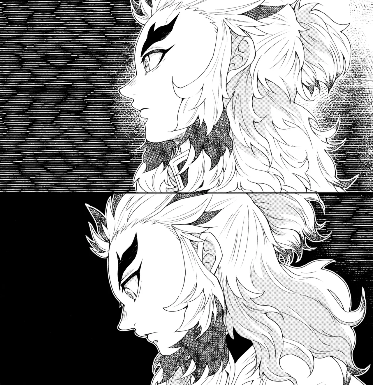 【BL漫画 鬼滅の刃】性の悩みを兄である煉獄杏寿郎に打ち明けた煉獄千寿郎が夢精しないように兄にエスコートされて初めて射精させられちゃう禁断ボーイズラブエッチ35