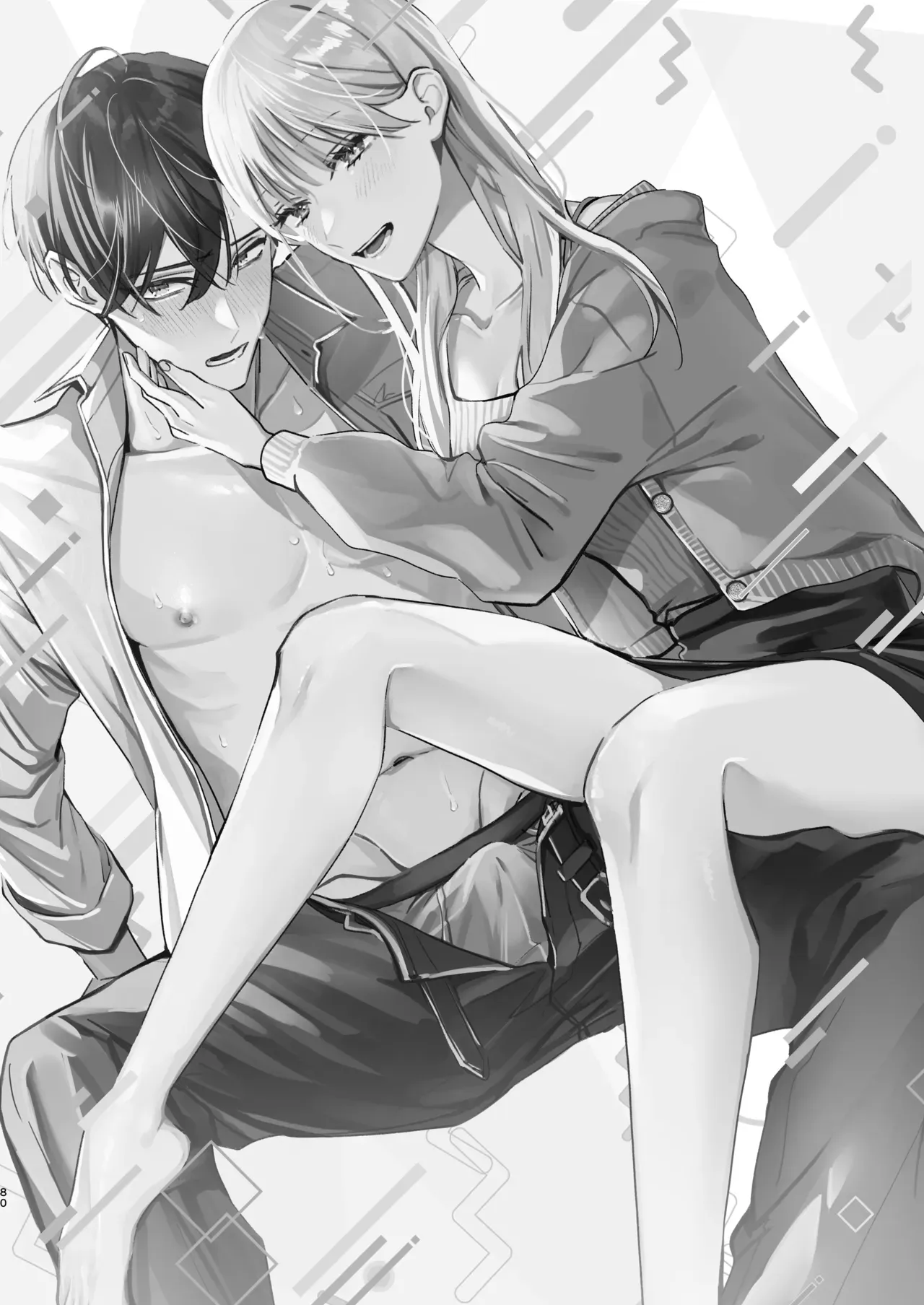 自分の感情のまま好奇心が向いた方に全力で生きる美人女子大生が穏やかで頭が良く容姿にも優れているイケメン男子が脚フェチだと知りホテルに入り罪悪感を抱えていた男子を性癖肯定しちゃうラブラブ絵痴女エッチ80