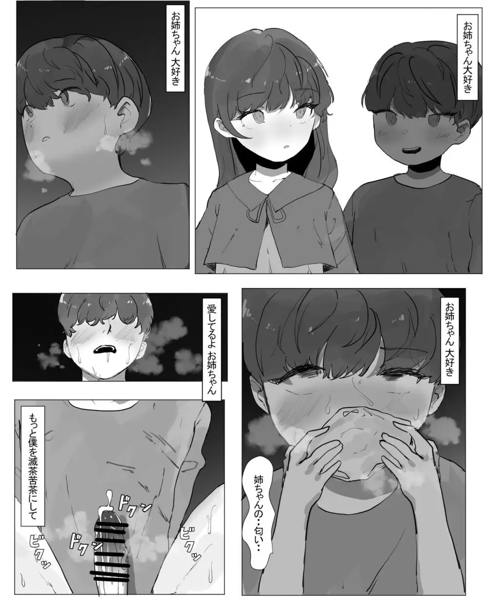 幼い頃から姉を性的な目で見ていたイケメンの弟クンが姉の下着で自慰しているのが見つかってしまい言われるがまま美人な姉の性奴隷にされちゃう女性優位な近親相姦エッチ12