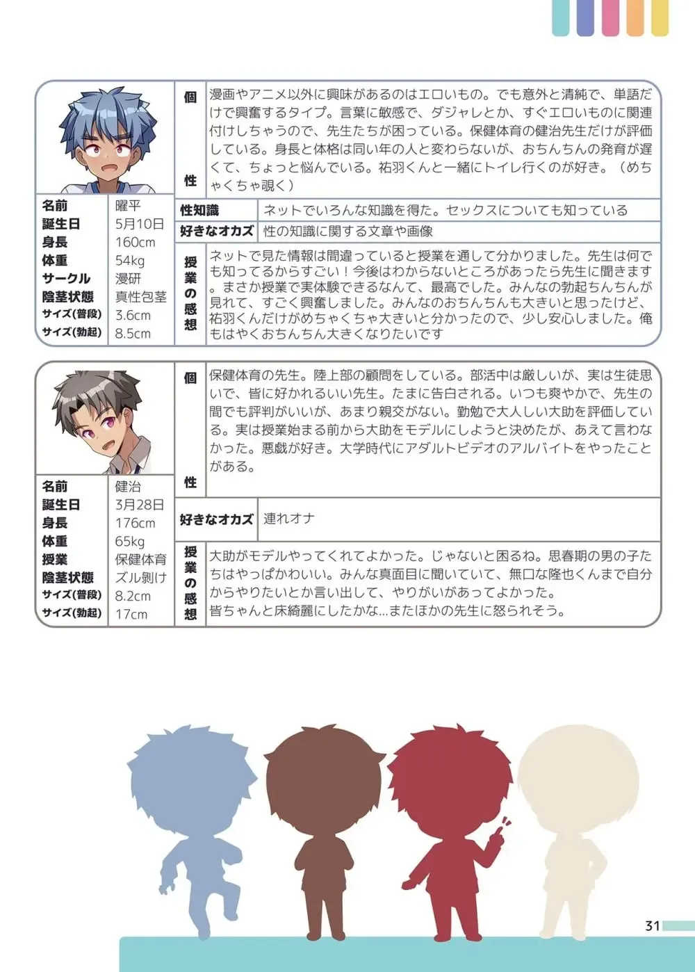 【BL漫画】授業で裸になり保健体育のモデルになったショタ男子生徒が皆の前でオナニーして男子生徒たちとアナルセックスしちゃう授業エッチ31