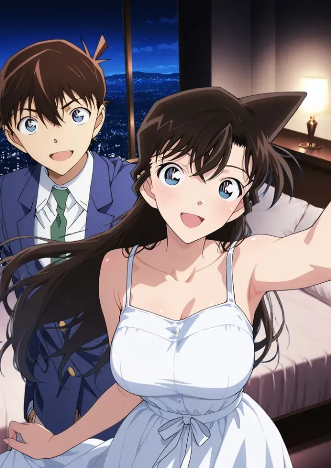 【名探偵コナン】悪辣な罠に嵌り空手部コーチのセフレとなってしまった毛利蘭が空手大会で優勝して念願の工藤新一と一夜を共にしたのに満足できずにAVデビューさせられちゃうドキドキ調教エッチ42