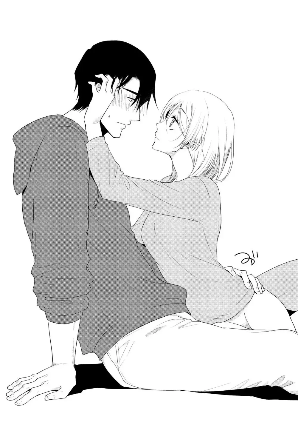 男から女になった同級生と一緒にルームシェアする長身でイケメンの男子学生がいろんなことで助けながらも恋心を抱き距離を縮めてドキドキ純愛エッチ17