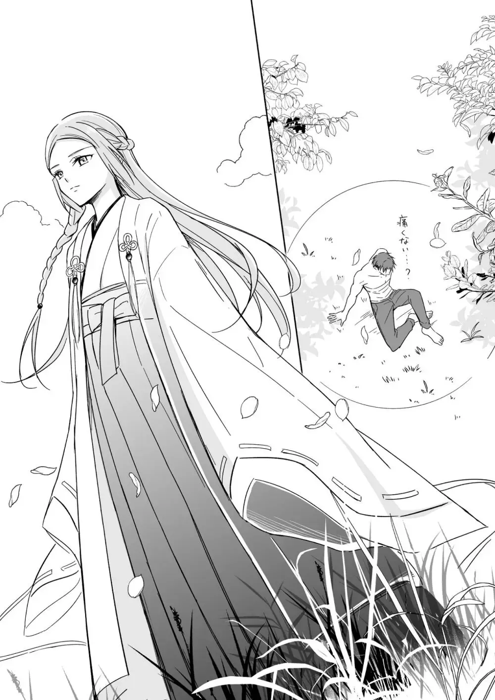 花を象徴する可愛らしい花神が命を救い回復のために神域へ連れ帰ったイケメン男性に恩返しがしたいと言われ生と死の境界がほどけていくイチャラブエッチ13