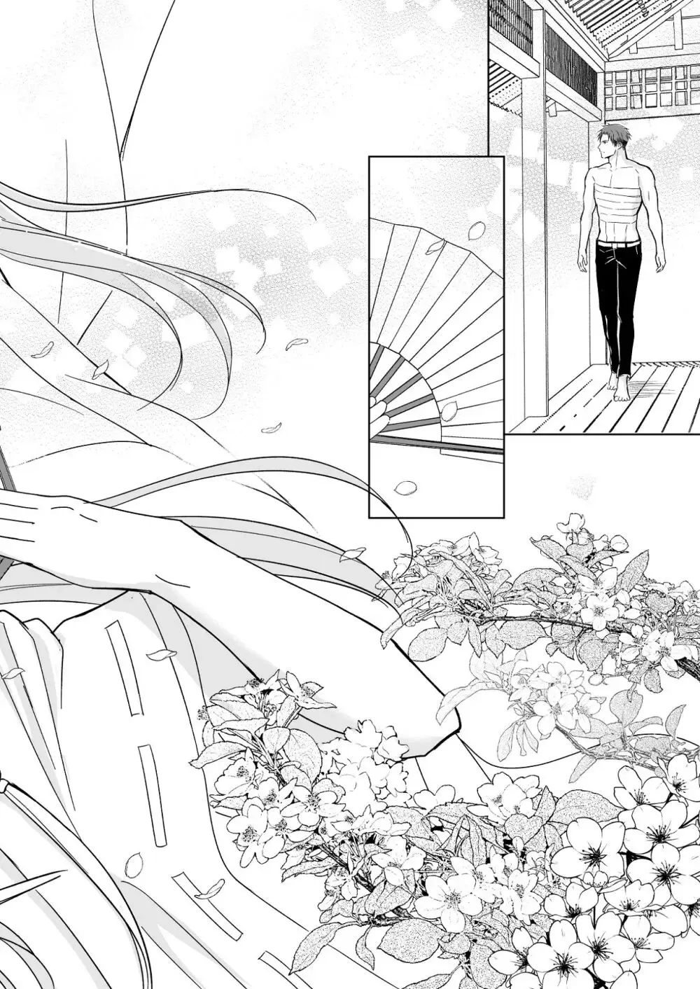 花を象徴する可愛らしい花神が命を救い回復のために神域へ連れ帰ったイケメン男性に恩返しがしたいと言われ生と死の境界がほどけていくイチャラブエッチ8