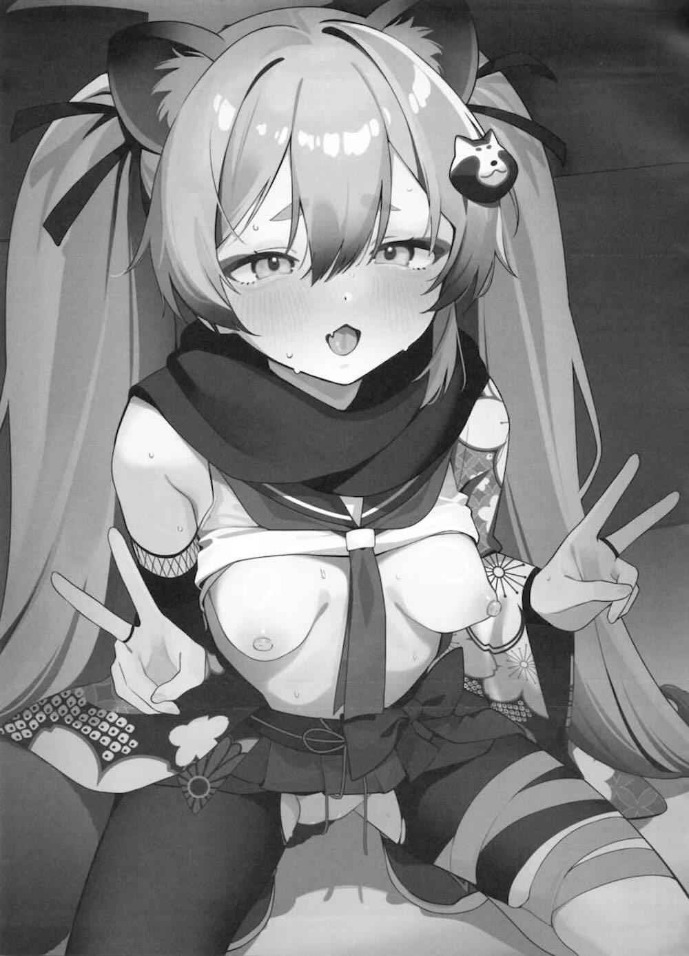 【ブルーアーカイブ】暗示で忍者だと思い込んでる千鳥ミチルが先生に鍛練と称してエッチなトレーニングされちゃうドキドキ催眠セックス6