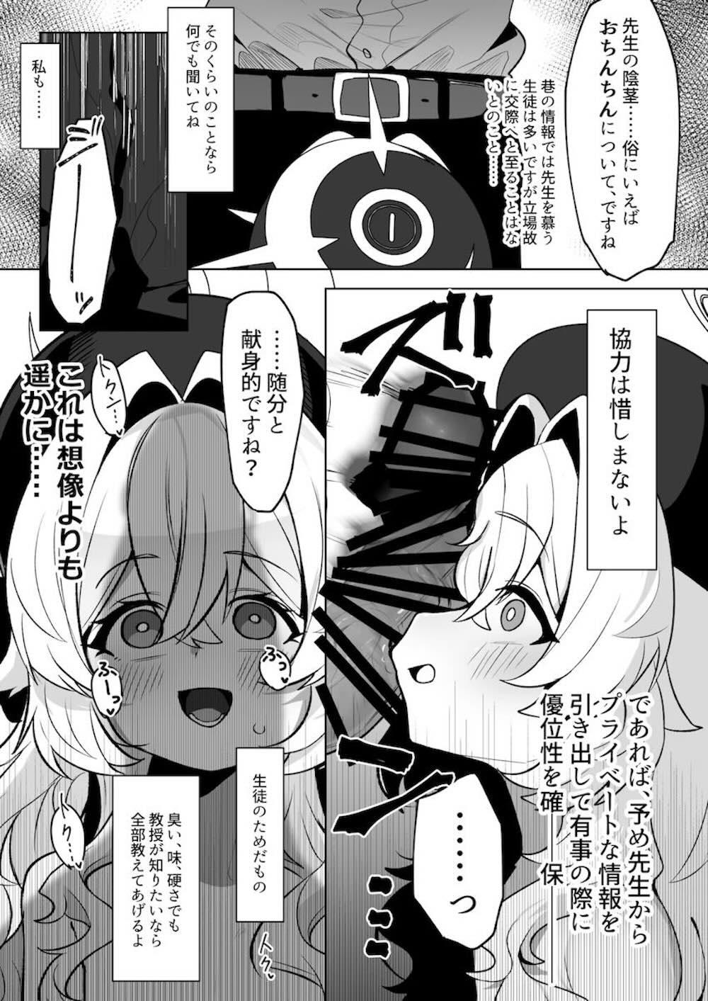 【ブルーアーカイブ】先生の情報を掴むため単騎で敵地へ乗り込んだニヤニヤ教授が催眠をかけられて終始優位に立っていると思い込みながら躾けられちゃう洗脳セックス14