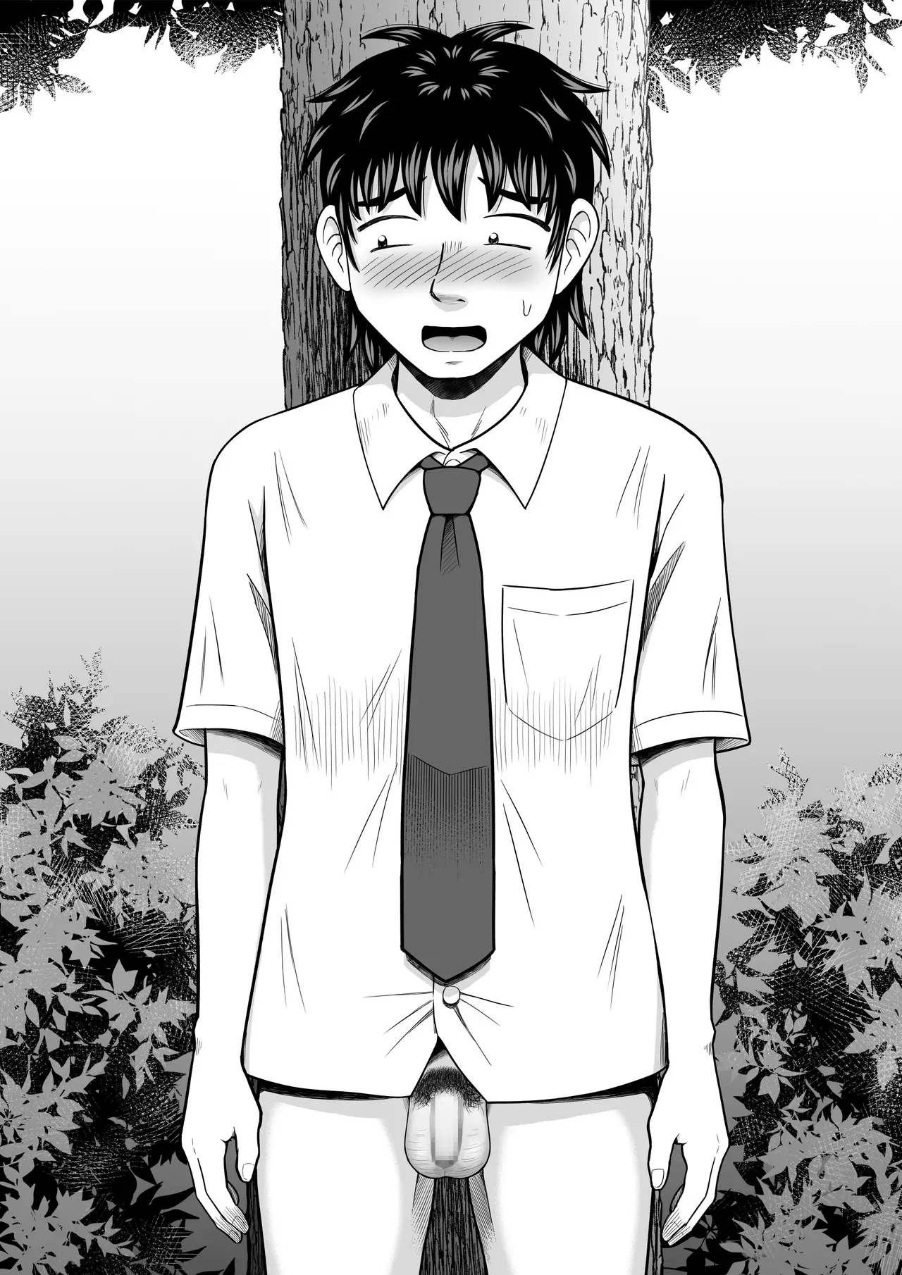 授業中におっぱいを見てることを指摘された男子学生が同じクラスの女子にちんこを見せるように要求され恥辱を受けちゃう羞恥プレイ54